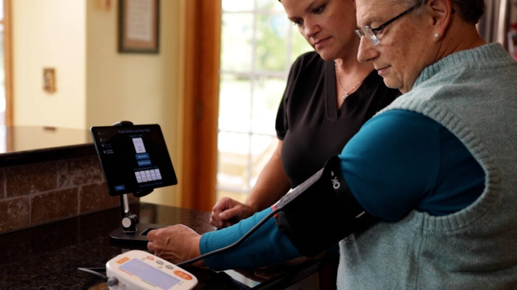 Home Health Care Blood Pressure Check