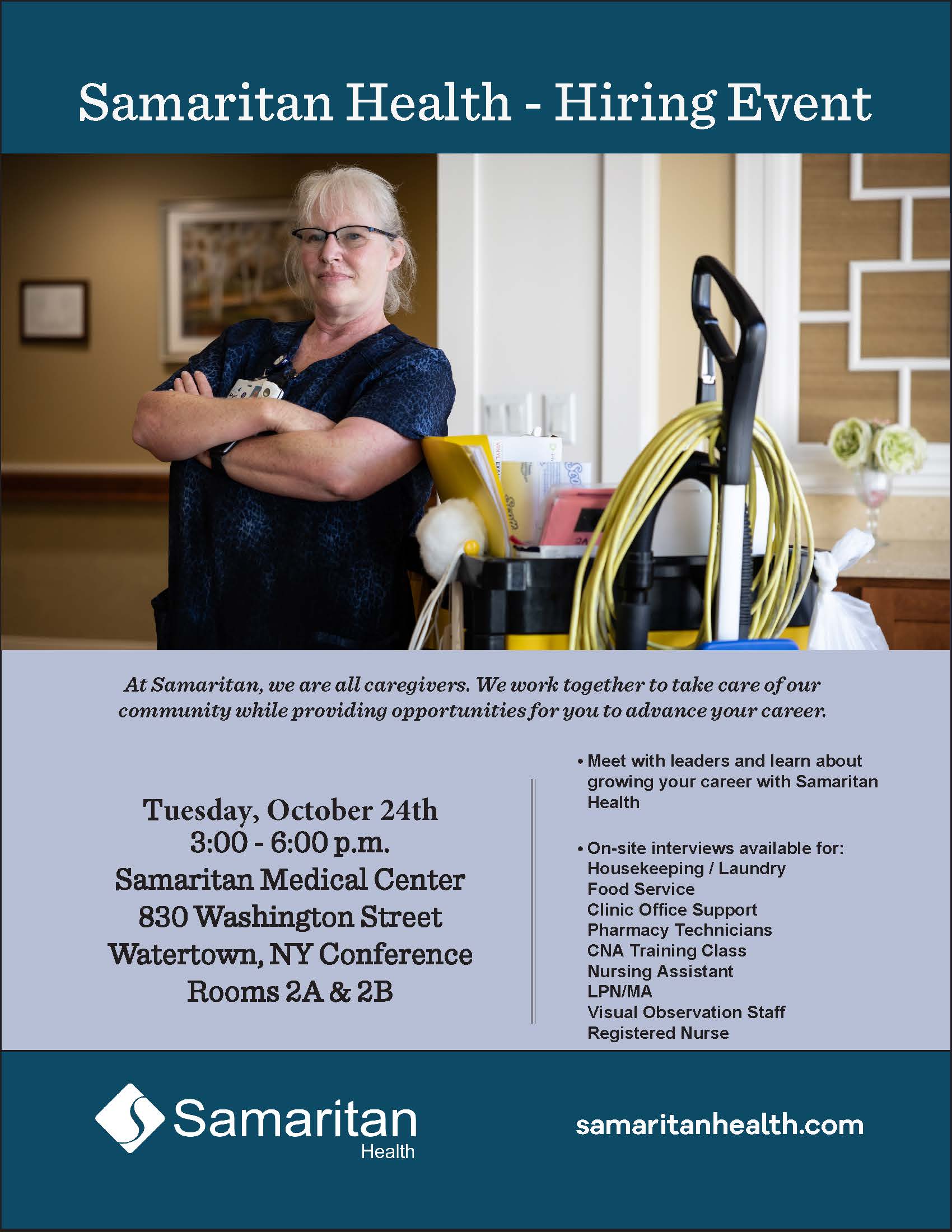 Hiring Event Samaritan Health