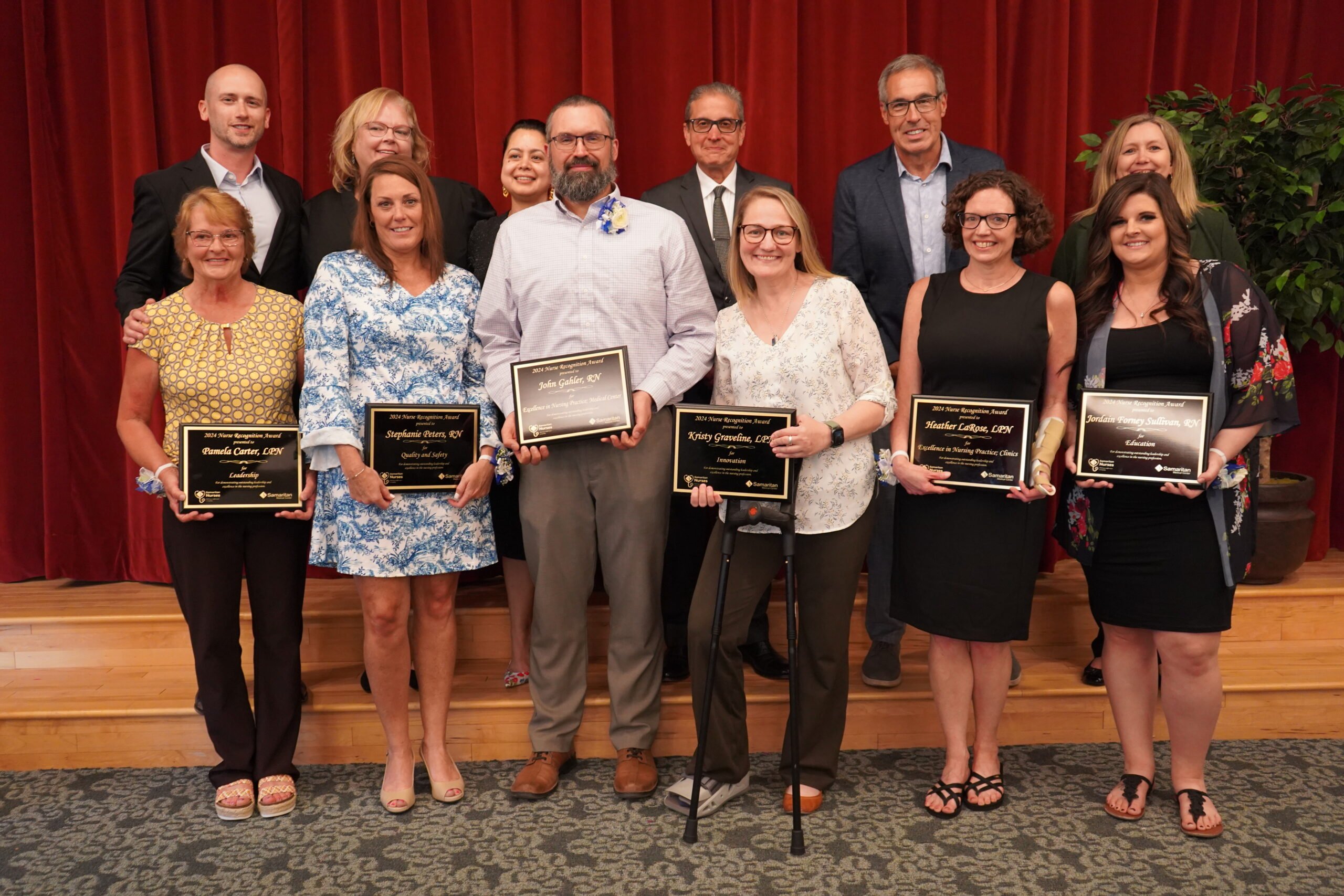 Photo of the 2024 Nurse Recognition Award class.