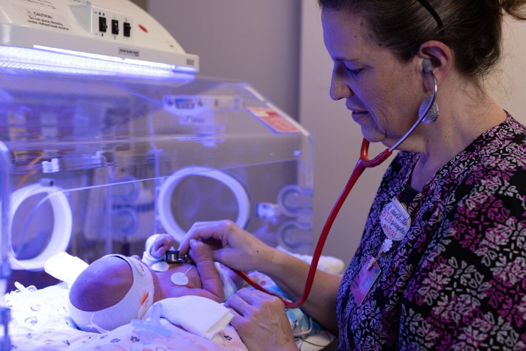 Neonatal Intensive Care Unit at Samaritan Medical Center. The only Level 2 perinatal center in Northern NY.