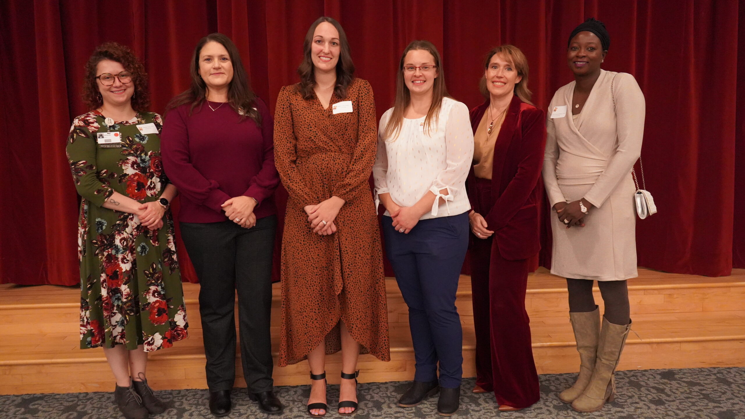 Advanced Practice Providers L-R: Amanda Agley, PA-C; Erin Birchenough, FNP-C; Tasha Curry, FNP-C; Amber Haynes, FNP-C; Jennifer Ring, ANP-C; Fakira Soumaila-Borkovec, FNP-C; Not pictured are Christine Buckley, FNP-C; Gary Clarkson, PA-C; Aiesha Clayton, PA-C; Brittany Heflin, FNP-C; Aparajita Naik, ANP-C; Inez Quinones, PA-C; Cele Schulz, ANP-C; Kalie Sposato, PA-C; Juan Woods, PA-C.