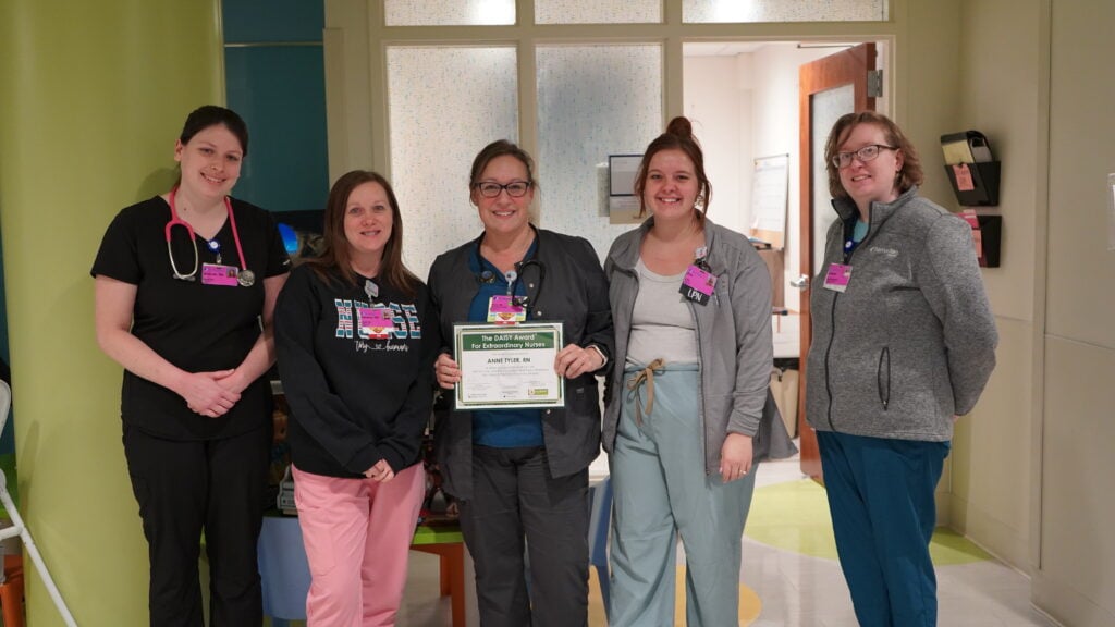 Anny Tyler, RN, wins Daisy Award