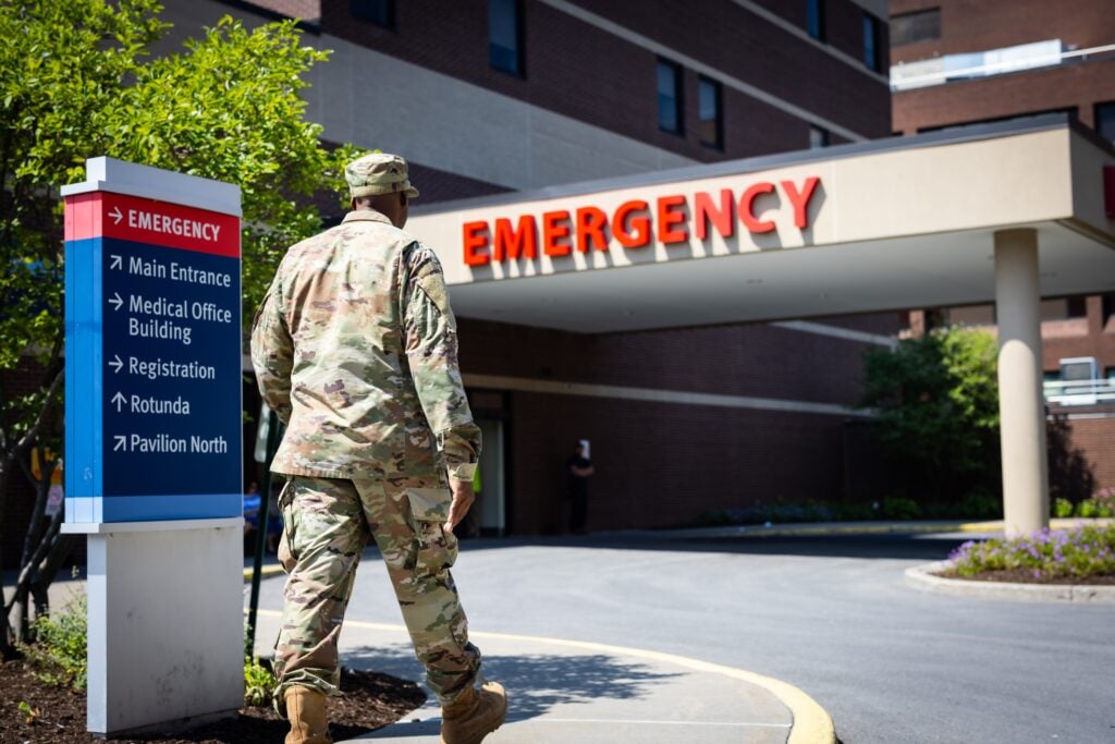 Patient Walking into ED