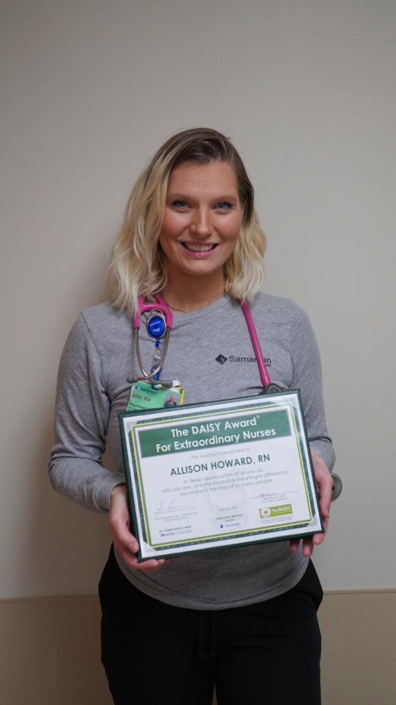 Allison Howard, RN DAISY Winner February 2025