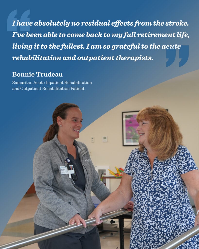 Bonnie Trudeau Patient Testimonial Graphic