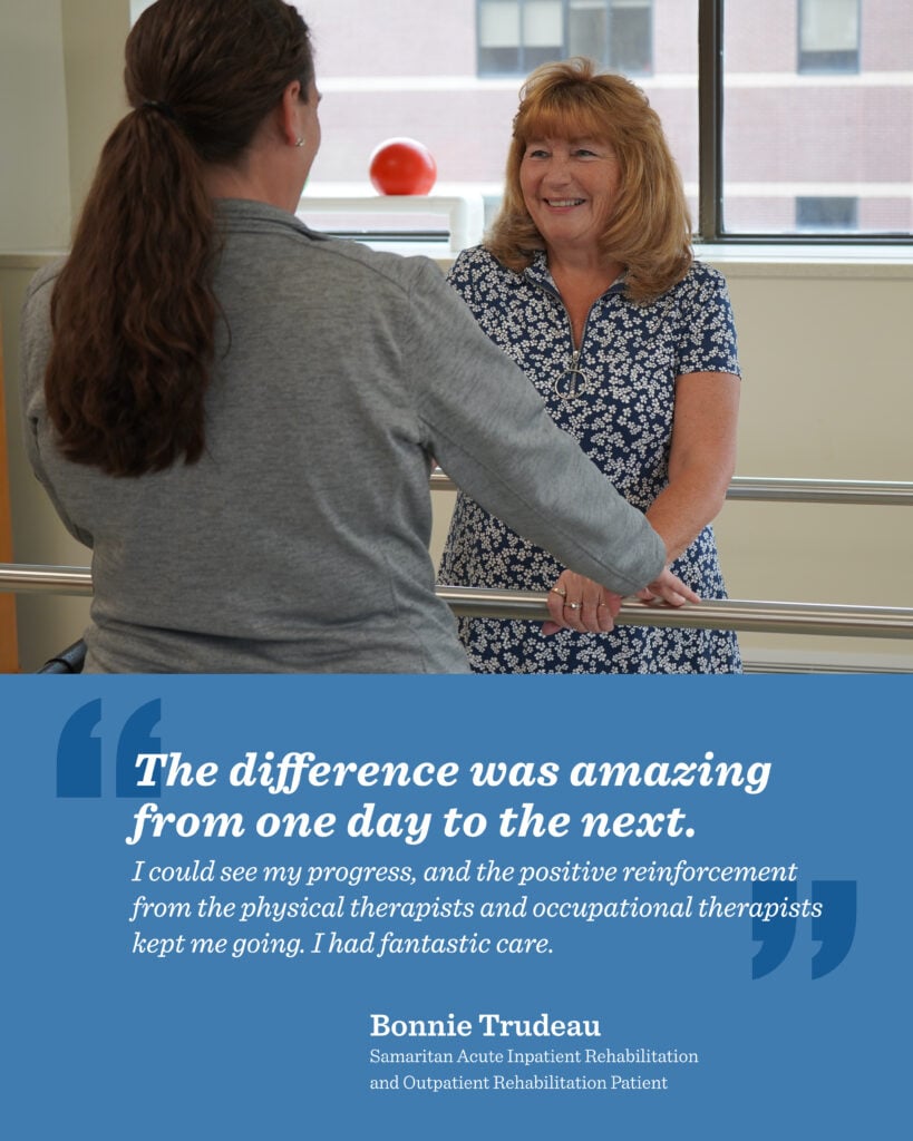 Bonnie Trudeau Patient Testimonial Graphic