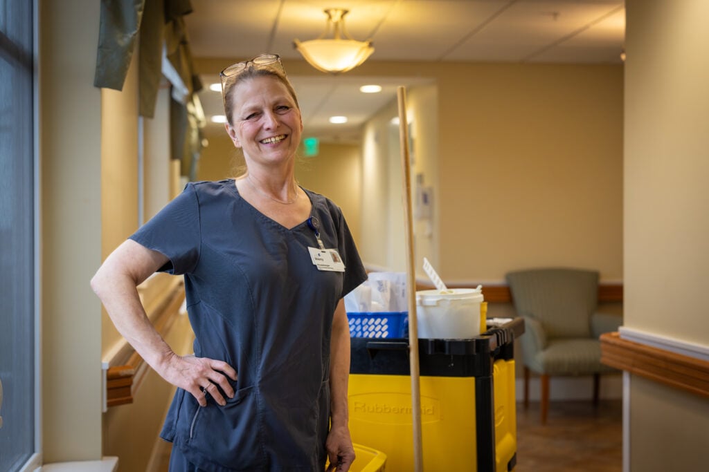EVS Sherry Birdslow, Housekeeping