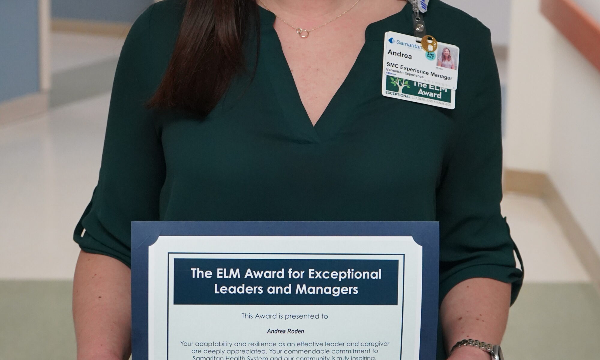Portrait of Andrea Roden, ELM Award Winner