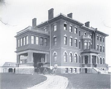 Archival photo of the hospital