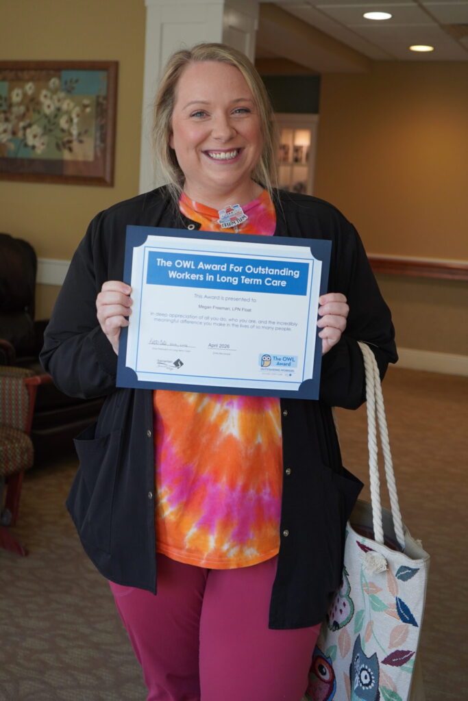 Photo of Megan Freeman, OWL Award winner