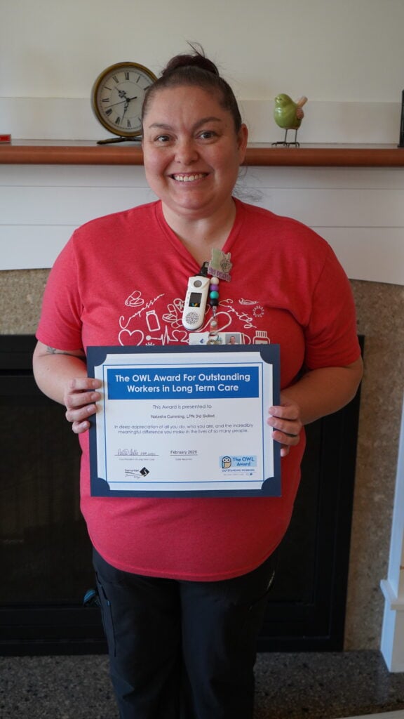 Photo of OWL Award winner Natasha Cumming