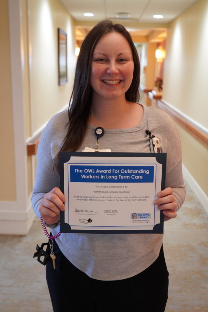Photo of Rachel Caswell, OWL Award recipient
