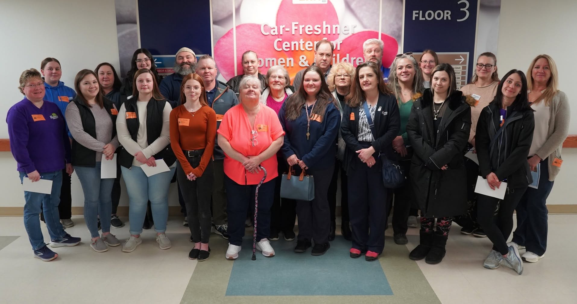 photo of Kinney Drugs employees supporting Children's Miracle Network