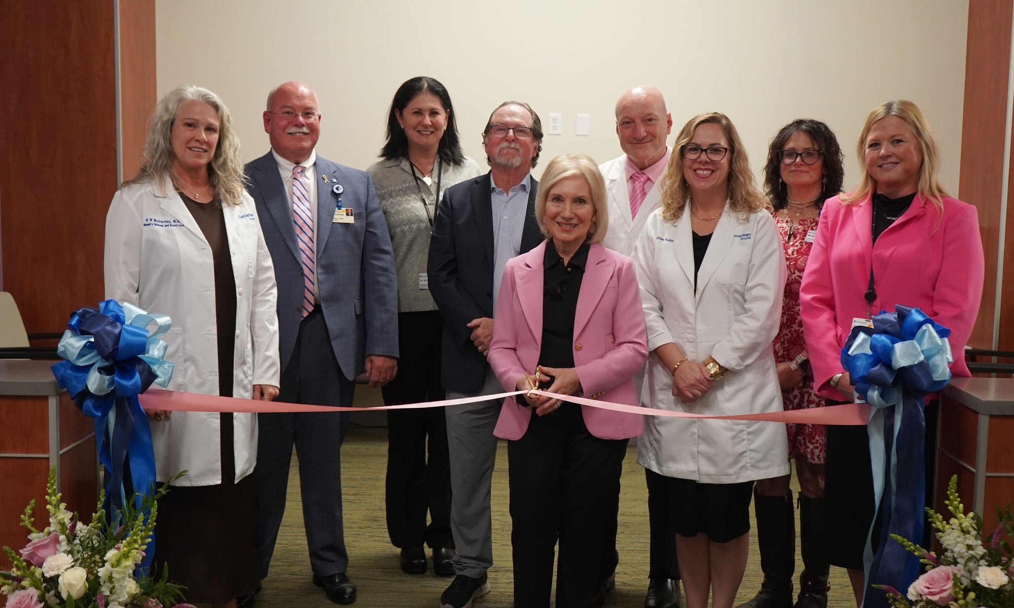 breast cancer screening ribbon cutting